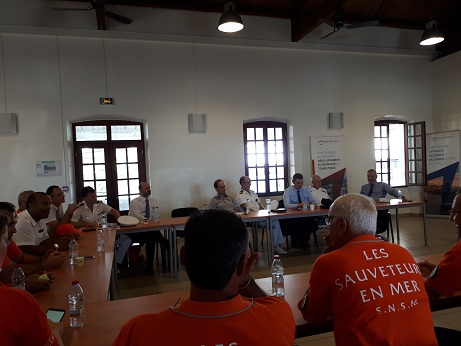 rencontre avec les bénévoles de la SNSM